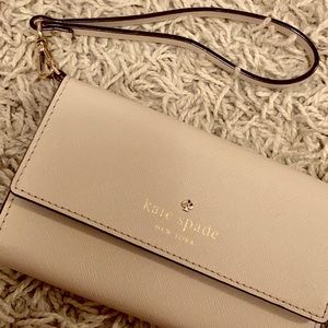 KATE SPADE ♠️ Cream/Beige wallet